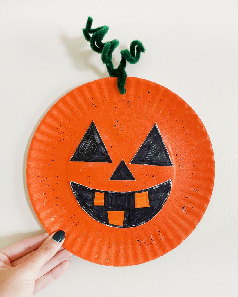 pumpkin craft for preschool