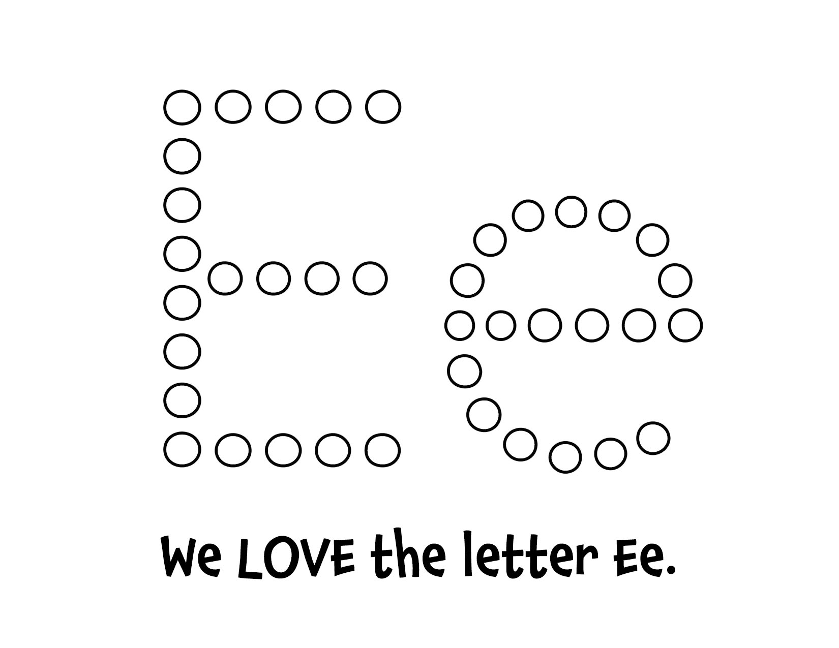 Free Q-Tip Painting Letter Templates! ⋆ The Hollydog Blog