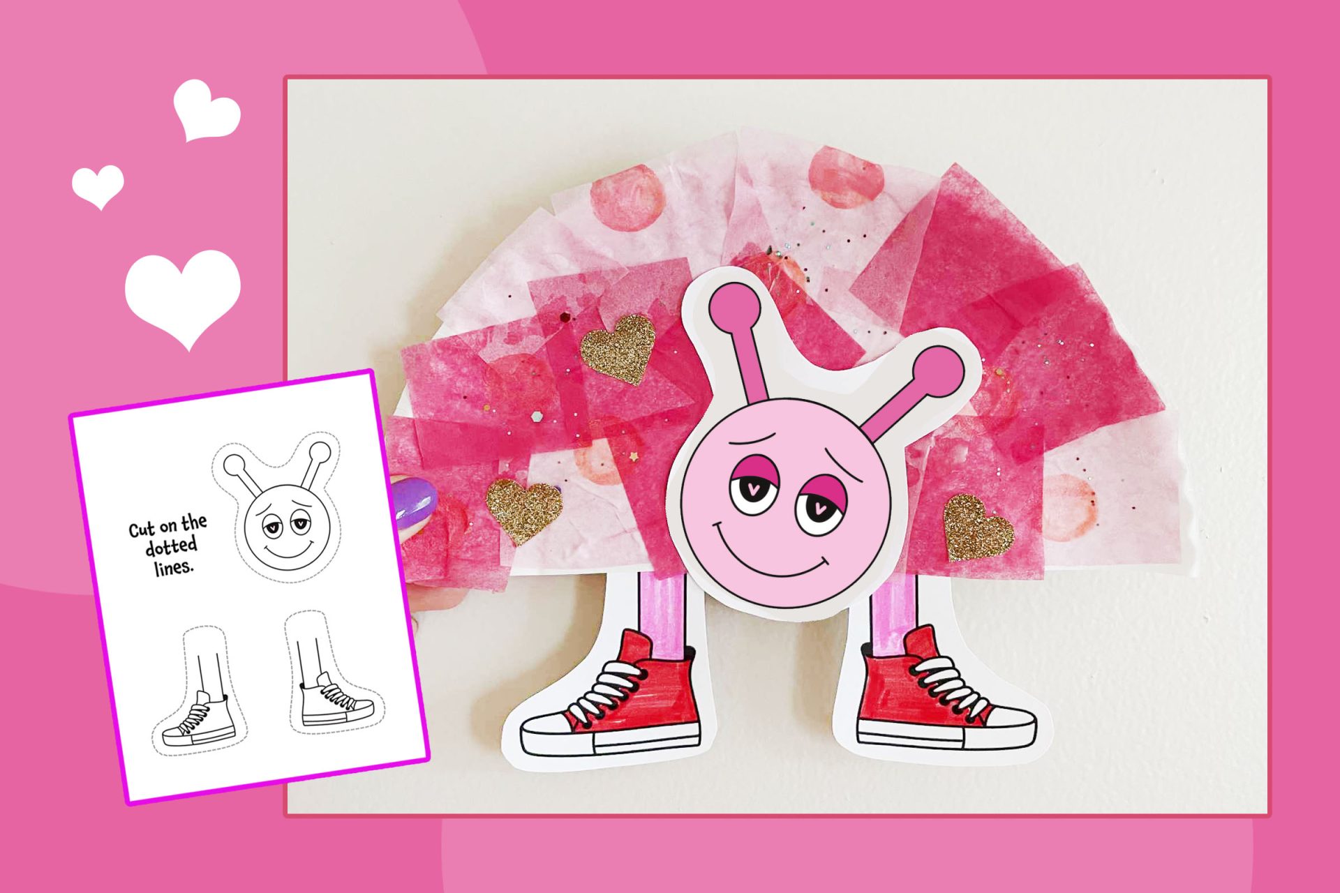 Cute Love Bug Craft for Preschool! ⋆ The Hollydog Blog