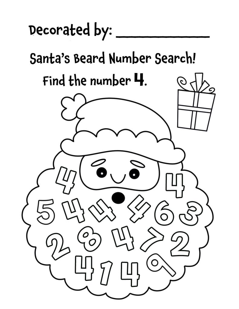 Santa’s Beard Number 4 Search