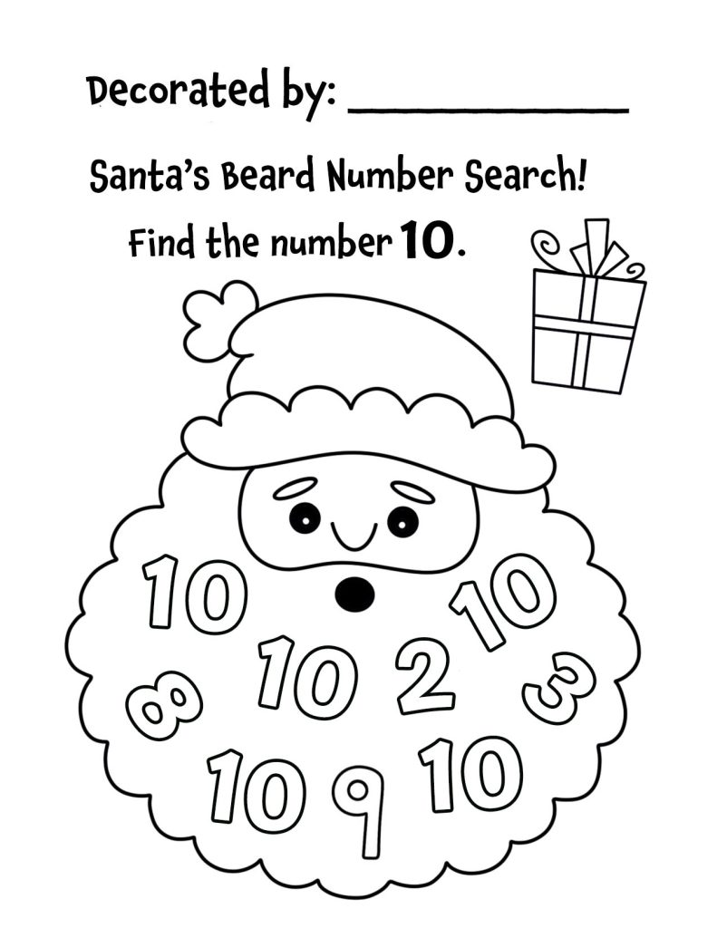 Santa’s Beard Number 10 Search