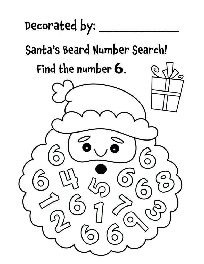 Santa’s Beard Number 6 Search