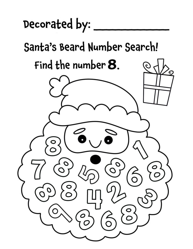 Santa’s Beard Number 8 Search