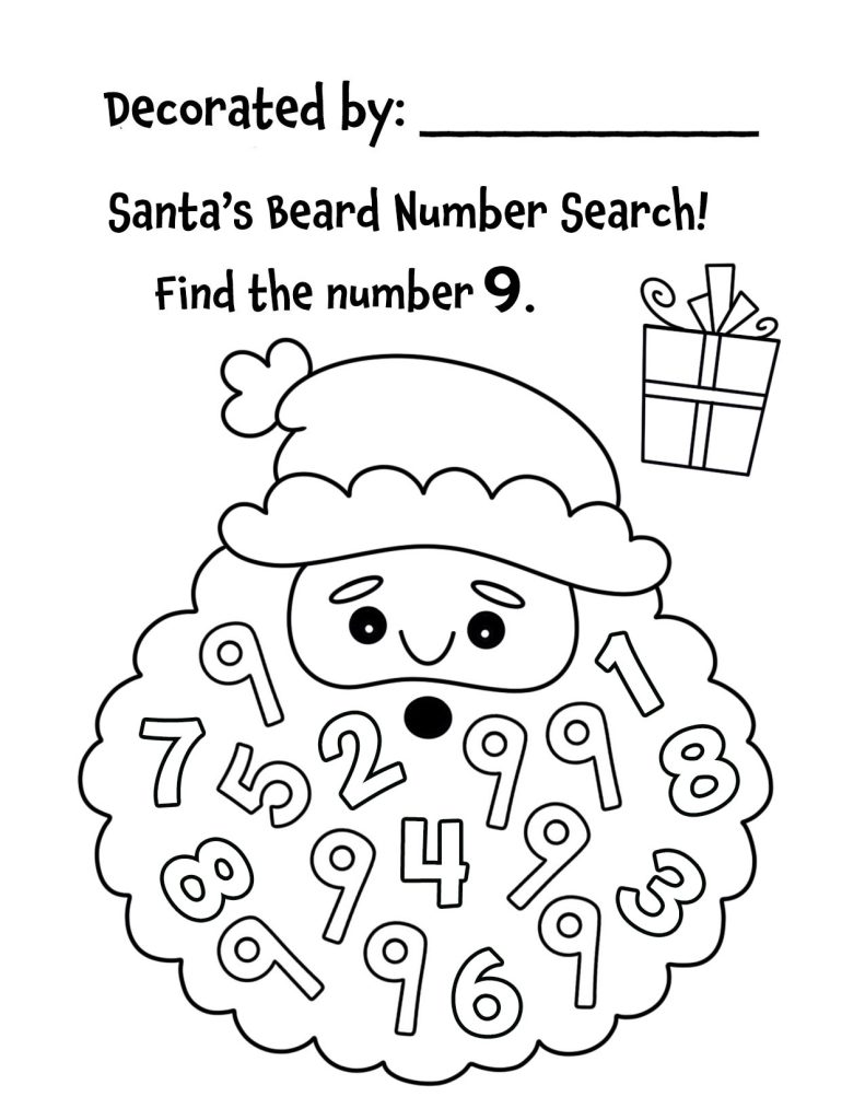 Santa’s Beard Number 9 Search