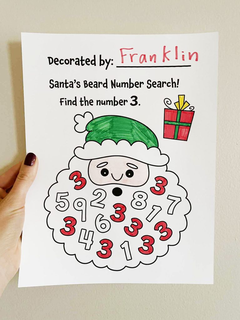 Santa’s Beard Number 3 Search