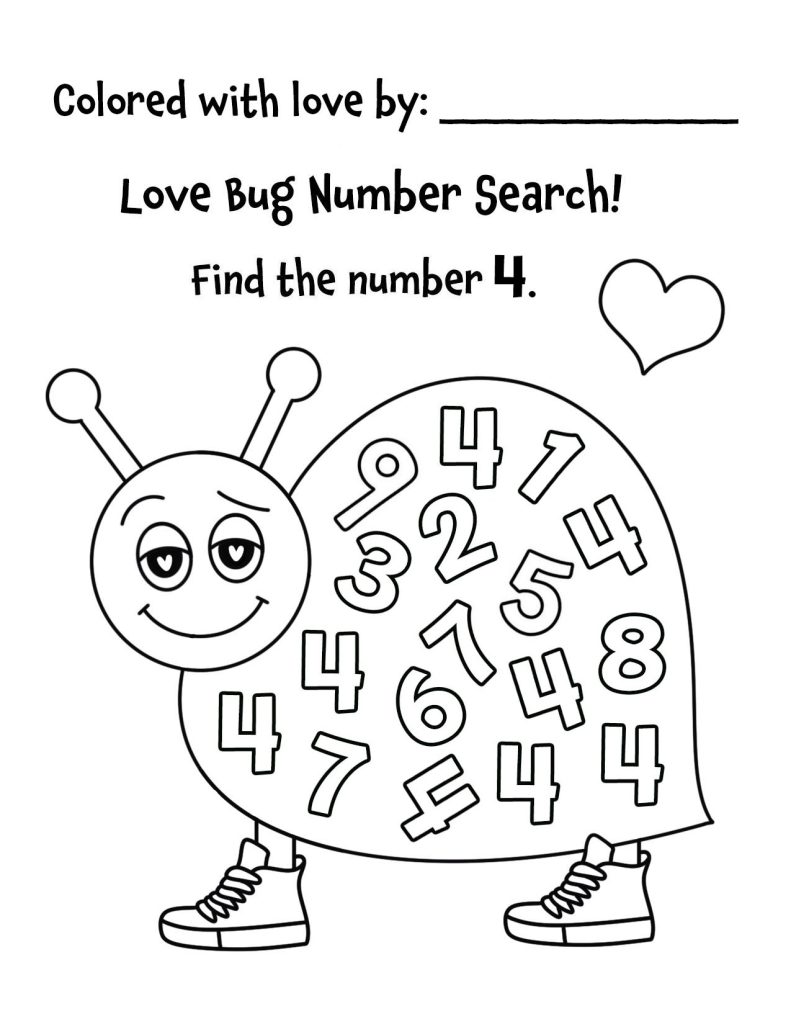 Number 4 Love Bug Search