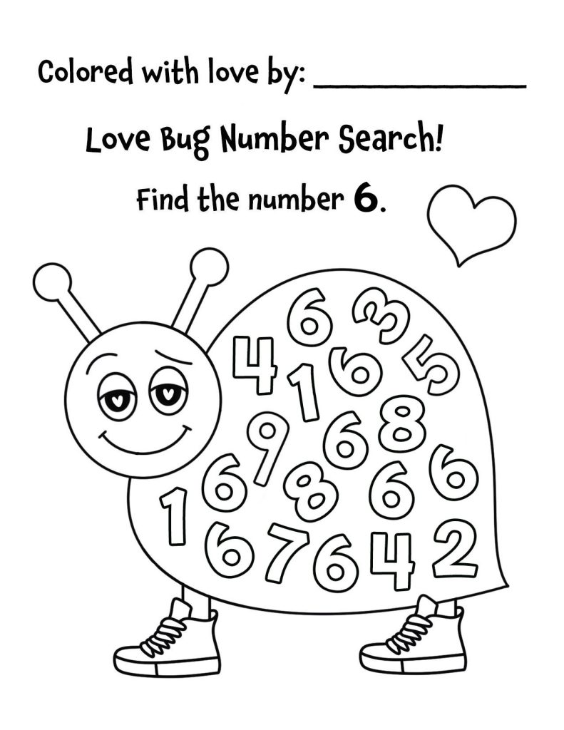 Number 6 Love Bug Search