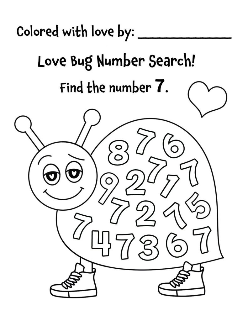 Number 7 Love Bug Search