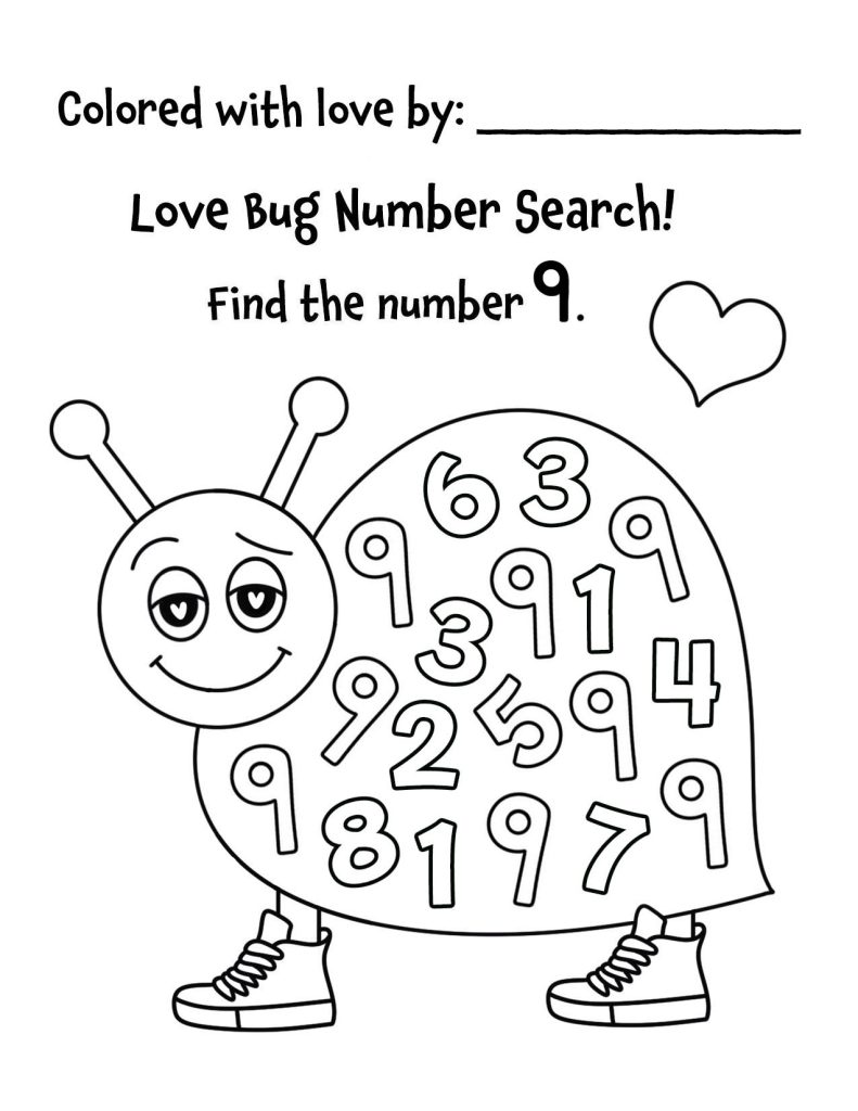 Number 9 Love Bug Search