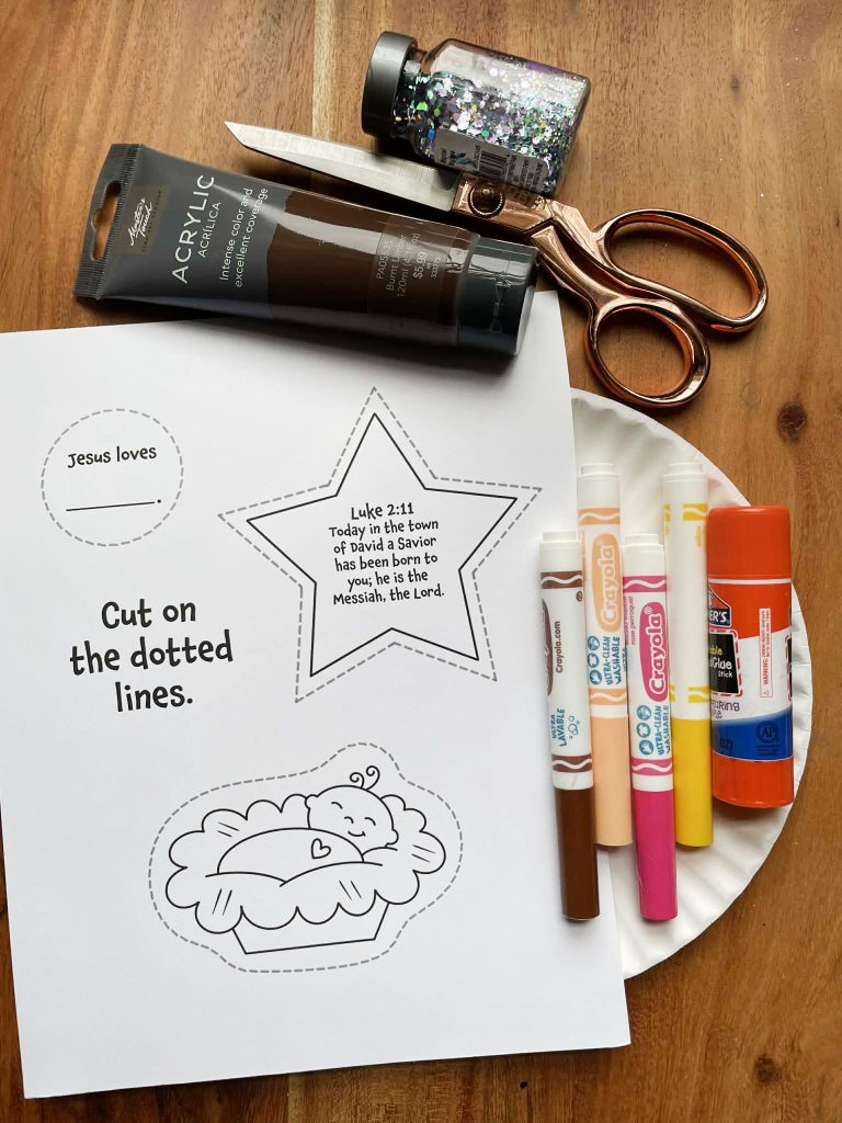 Baby Jesus Craft Supplies