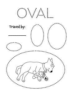 Free Hollydog Shape Tracing Worksheets for Preschool! ⋆ The Hollydog Blog
