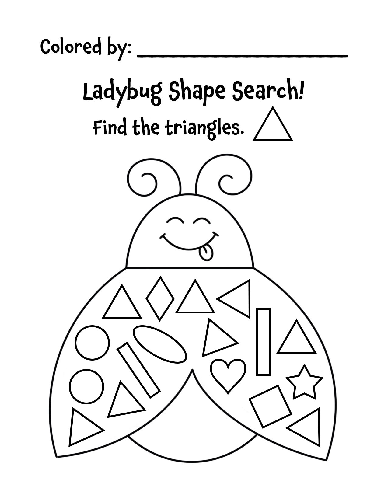 Free Shape Worksheets for Preschool | Tracing, Sorting & Learning ...