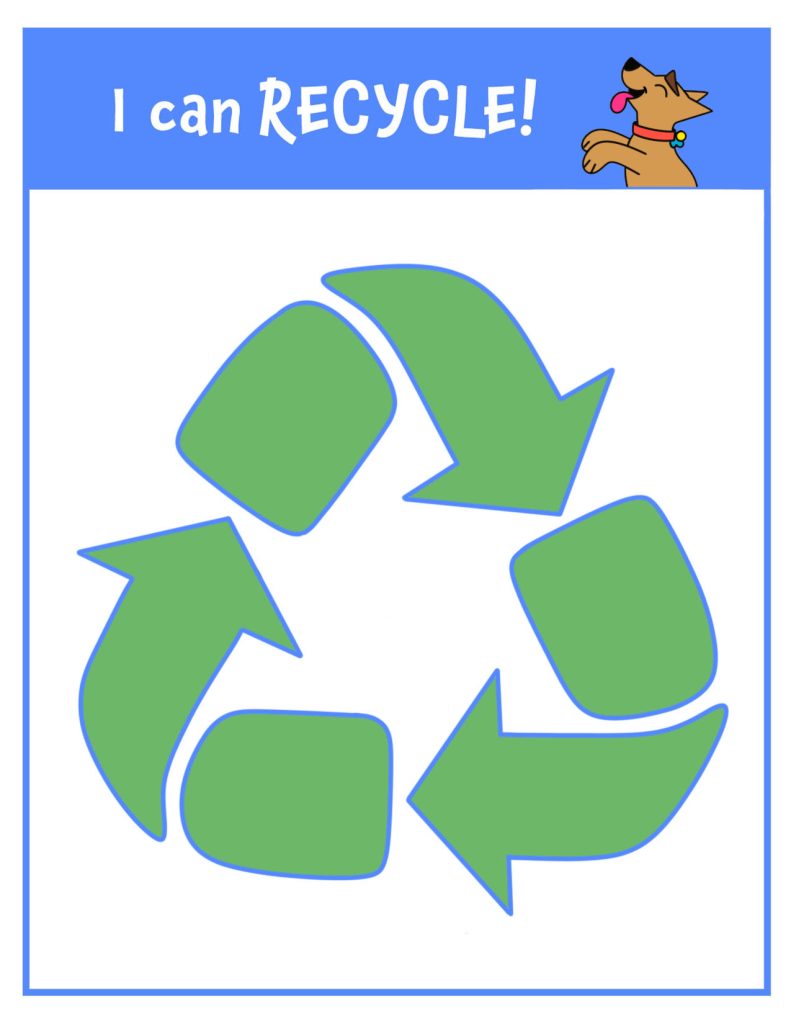 Free Earth Day Playdough Mats for Preschool (Hands-On Fine Motor Fun!) Recycle Playdough Mat.