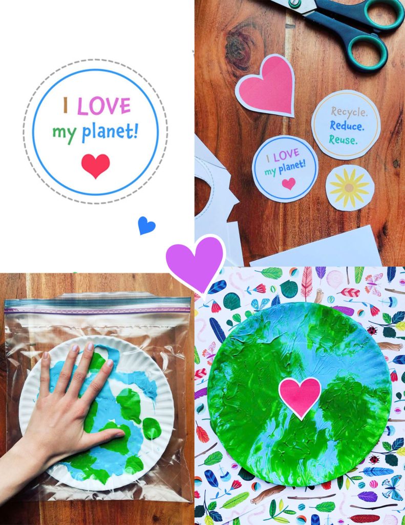 Earth Day Activities for Preschool (Worksheets, Crafts & Free Printables). Earth Day Craft.