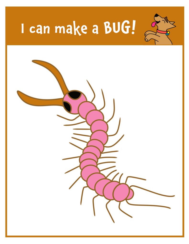 Free Earth Day Playdough Mats for Preschool (Hands-On Fine Motor Fun!). Bug Playdough Mat.