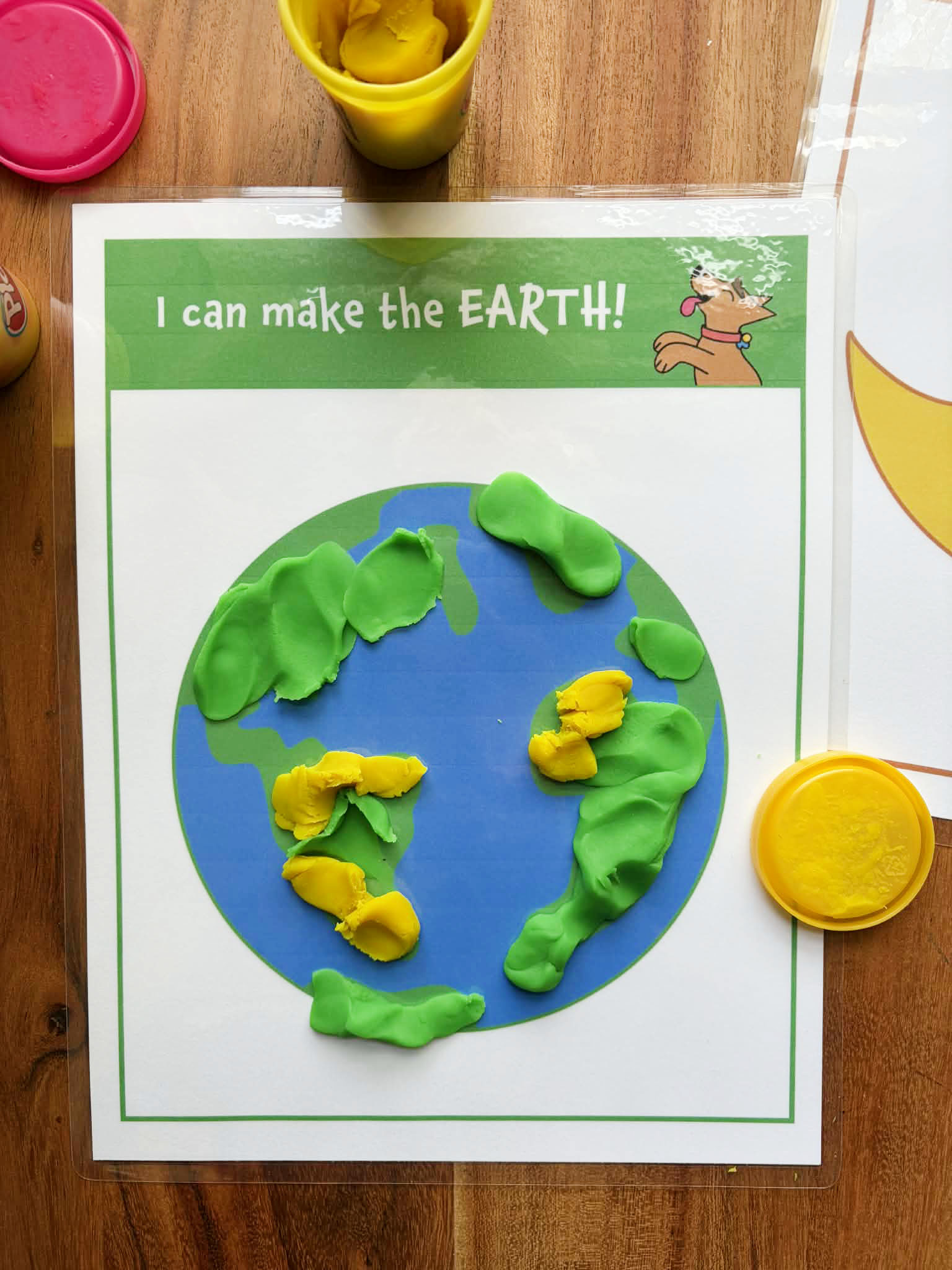 Free Earth Day Playdough Mats for Preschool (Hands-On Fine Motor Fun ...