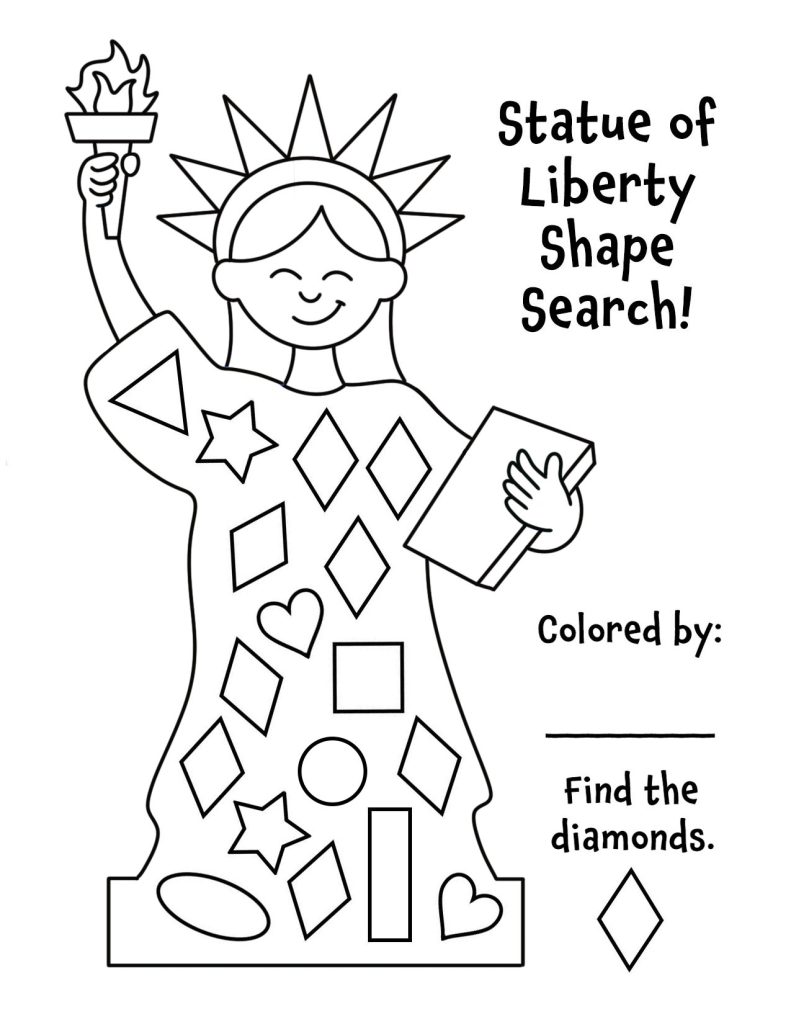 Diamond Shape Search for Preschool