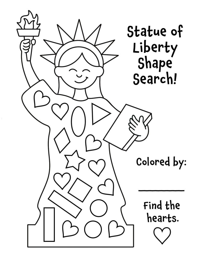 Heart Shape Search for Preschool