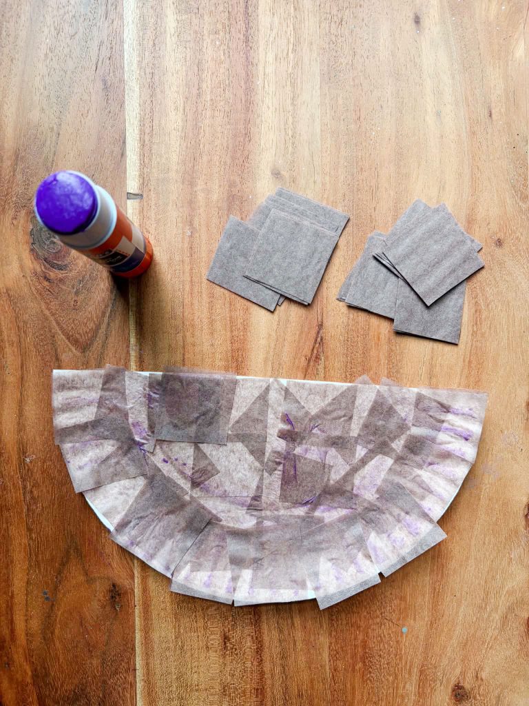 Brown Tissue Paper Square for Eagle Craft