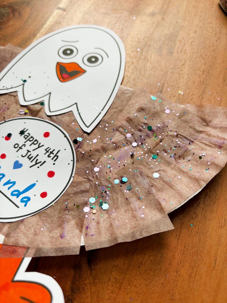 Free Eagle Craft for Preschool (Printable 4th of July Craft Template)