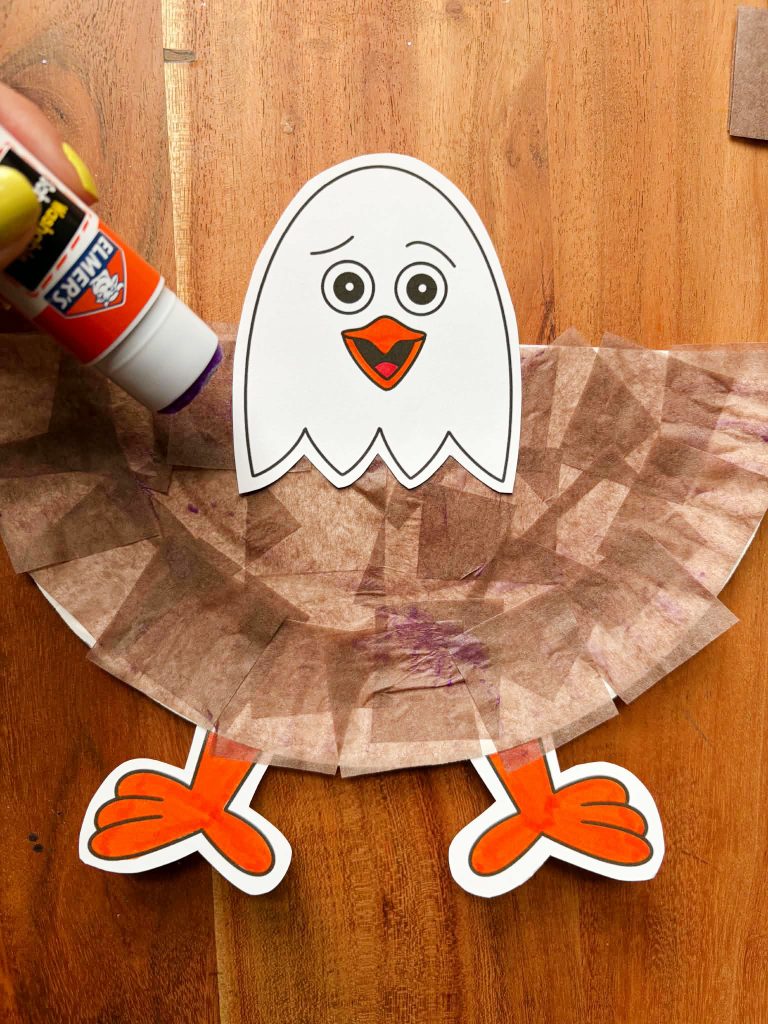 Free Eagle Craft for Preschool (Printable 4th of July Craft Template)