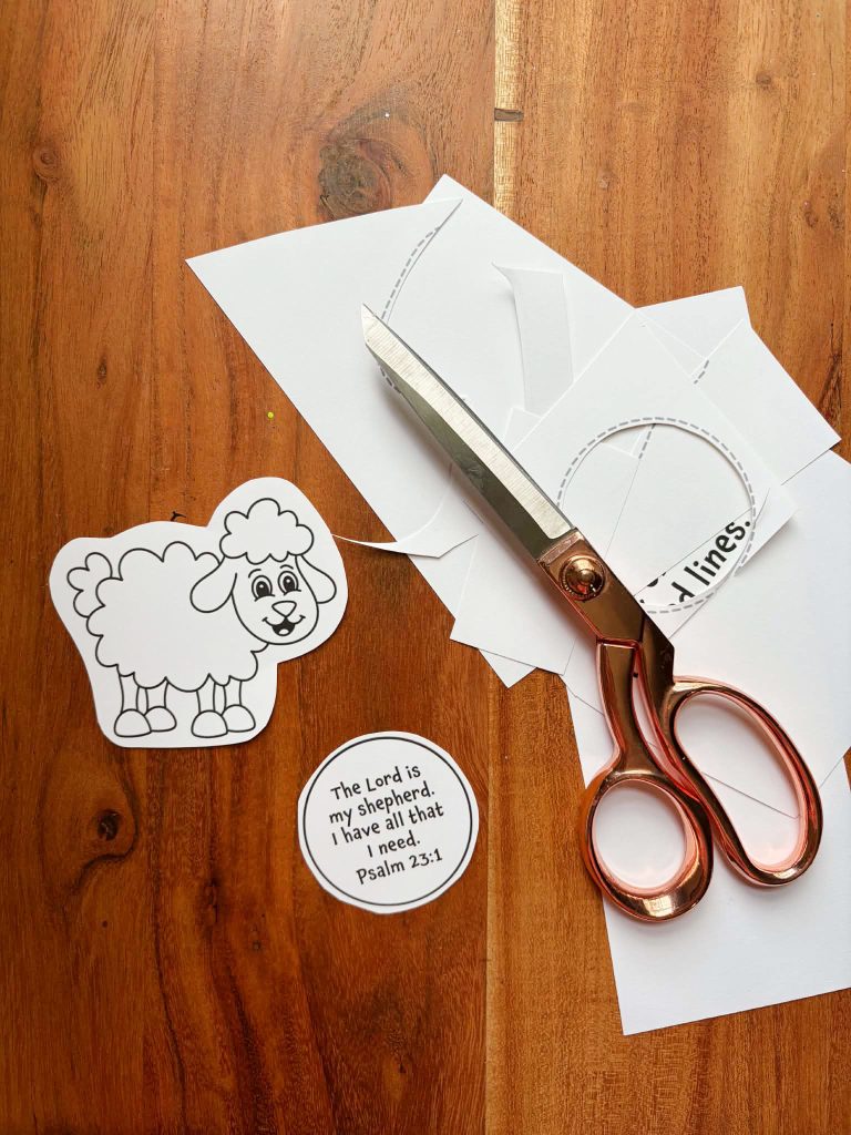 Free Cutouts for Sheep Craft