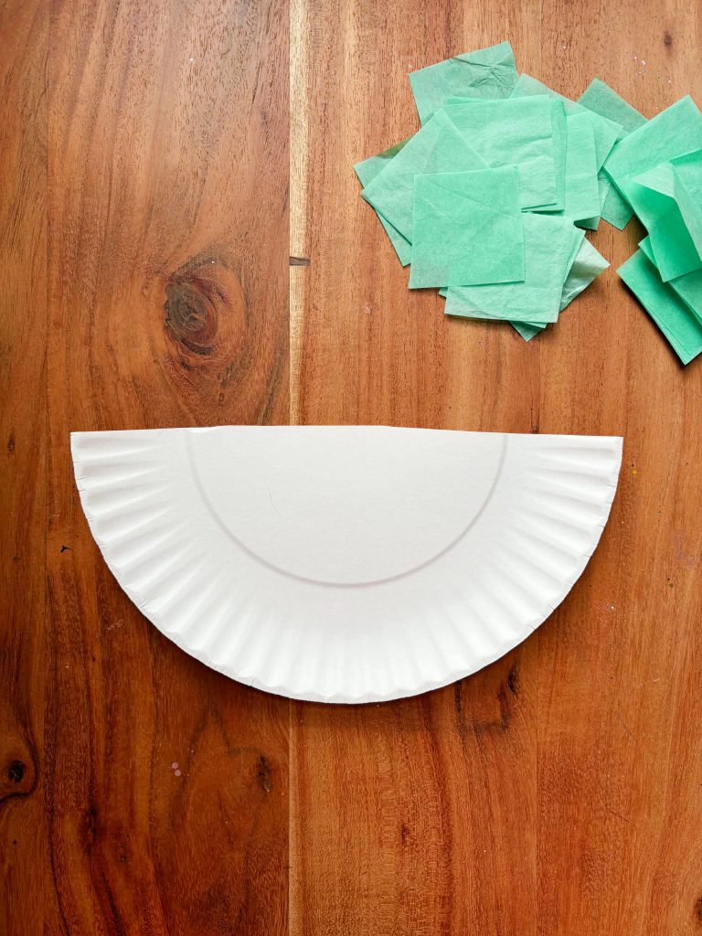 Paper Plate for Sheep Craft
