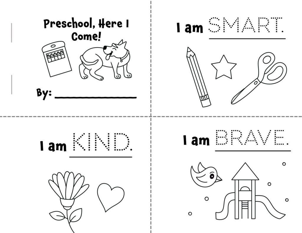 Free Back to School Mini Books for Preschool!