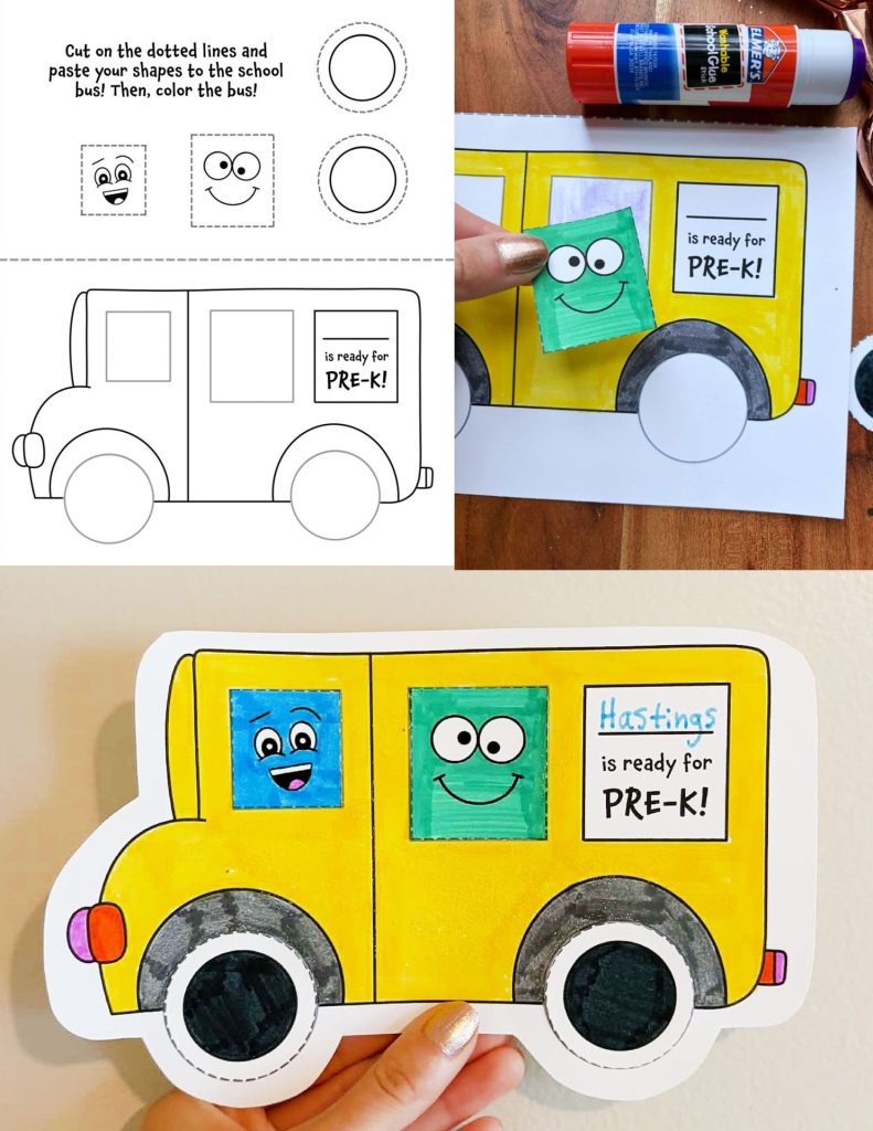 Fun Bus Craft for Preschoolers!