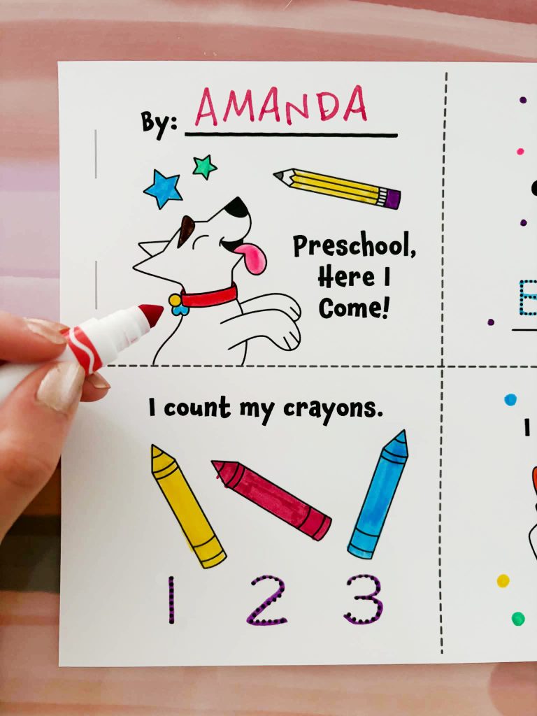 Free Back to School Mini Books for Preschool!