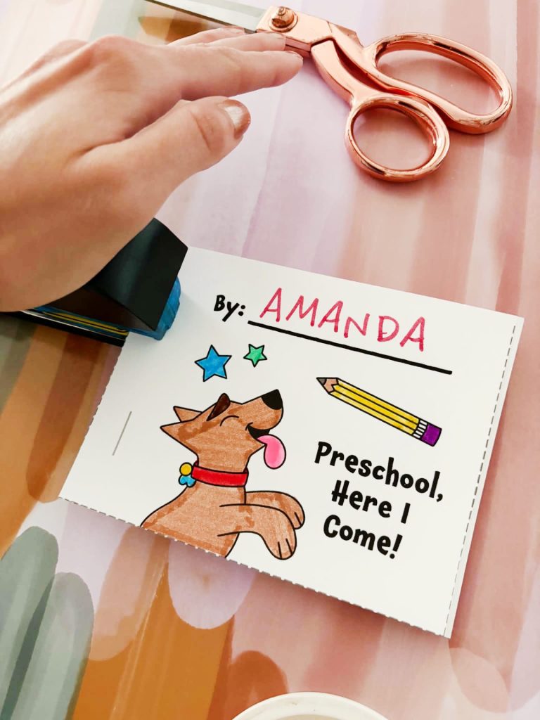 Free Back to School Mini Books for Preschool!