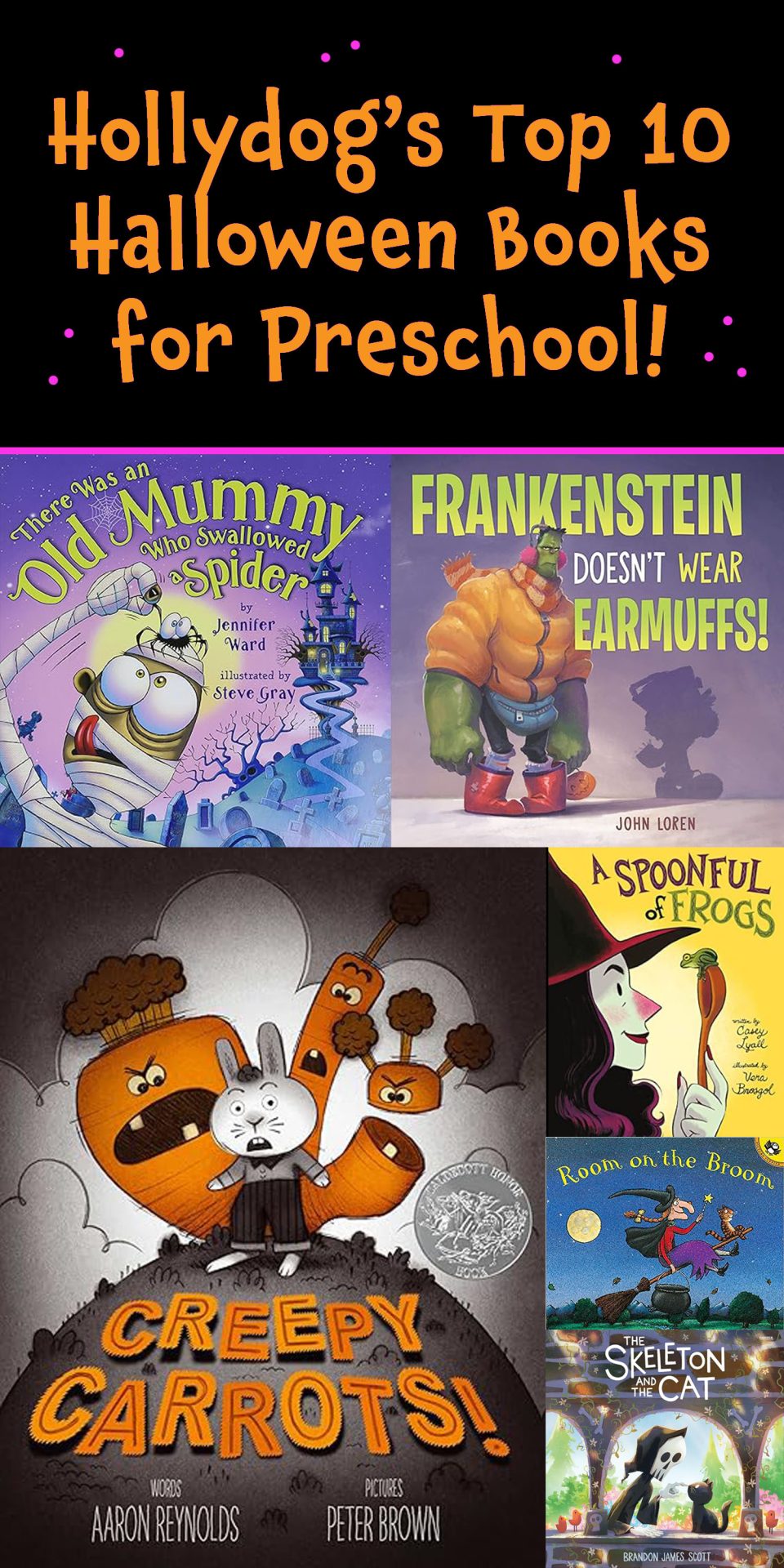 Hollydog's Top 10 Halloween Books for Preschoolers!