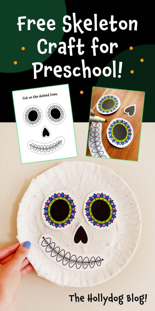 The Best Skeleton Craft for Preschool! (Free Printable Template)