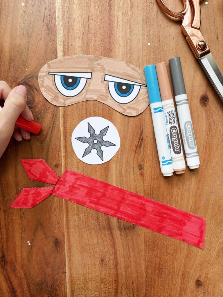 Marks to Color in Ninja Craft!