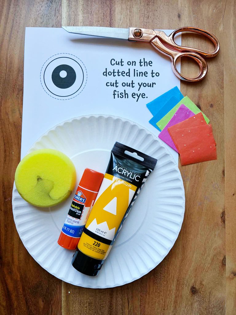 The Cutest Fish Craft for Preschool! (Free Printable Template)