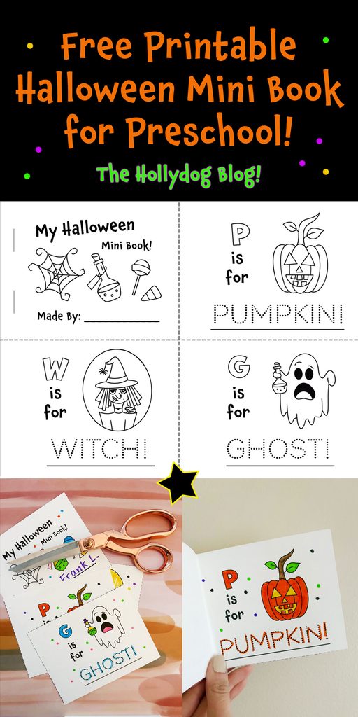 Free Printable Halloween Mini Books for Preschool!