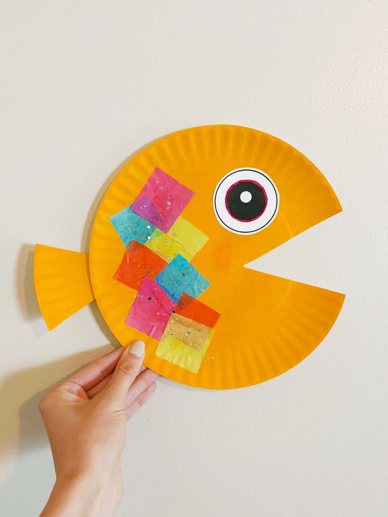 The Cutest Fish Craft for Preschool! (Free Printable Template)
