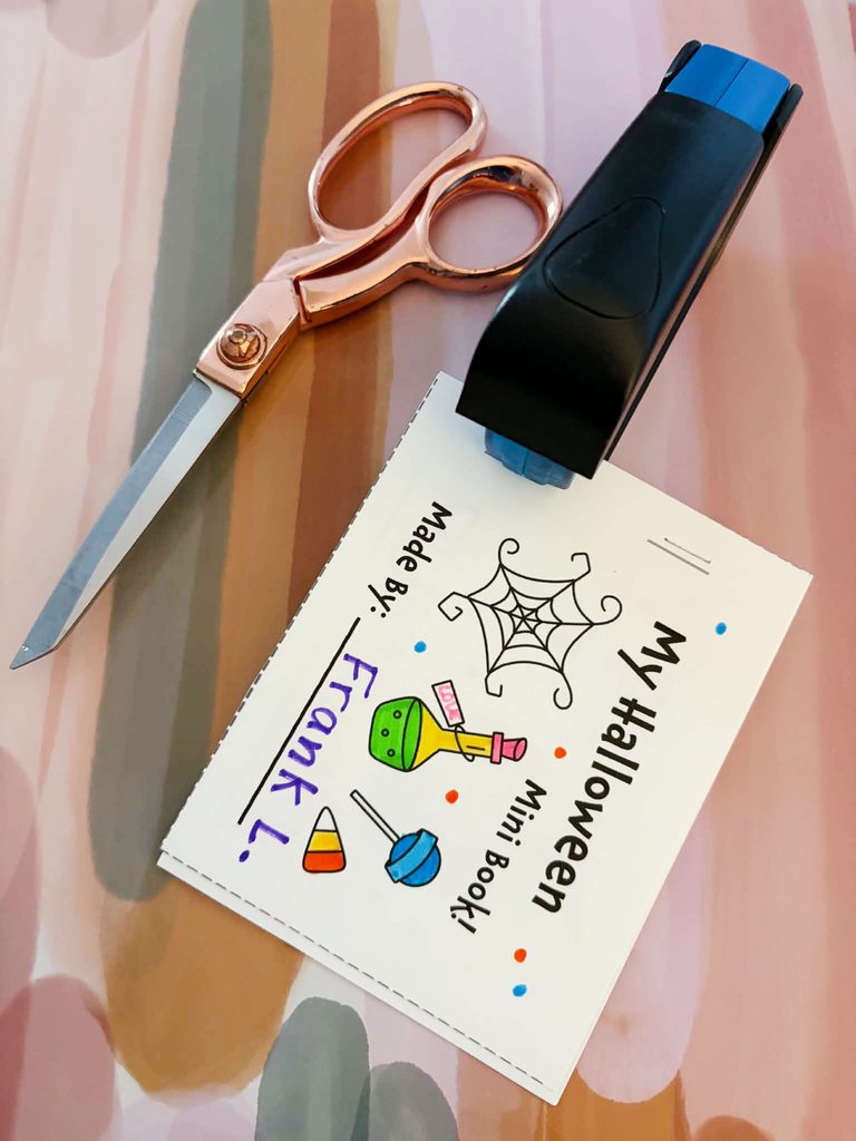 Stapler for the Halloween Mini Book Activity!