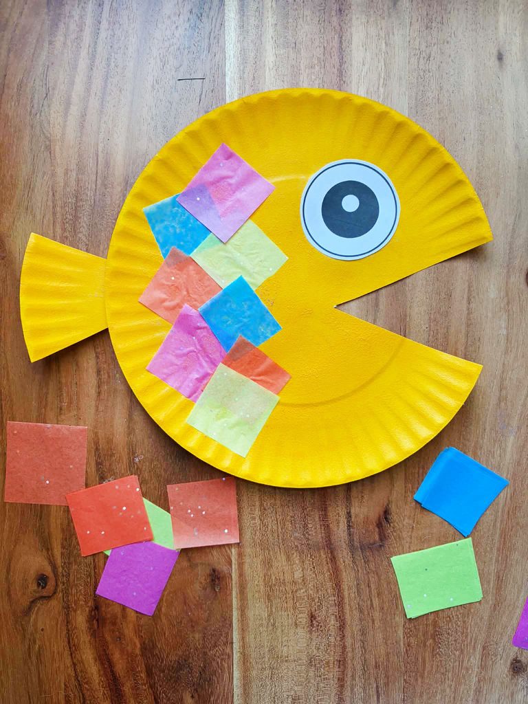 The Cutest Fish Craft for Preschool! (Free Printable Template)